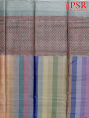 Multicolor Semi Tussar Saree