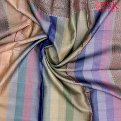 Multicolor Semi Tussar Saree