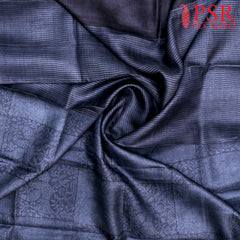 Steel Grey Kadhi Tussar Silk Saree