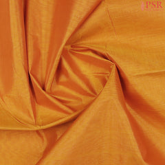 Fire Yellow Cotton Silk Saree