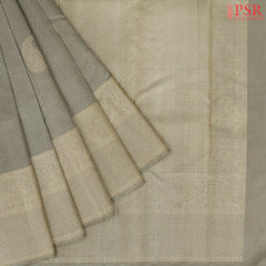 Rhino Grey Kanchipuram Silk Saree