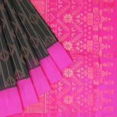 Black Soft Silk Saree