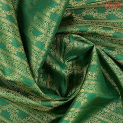 Emerald Green Kanchipuram Jacquard Silk Saree