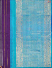 Dark Eminence Purple Kanchipuram Silk Saree