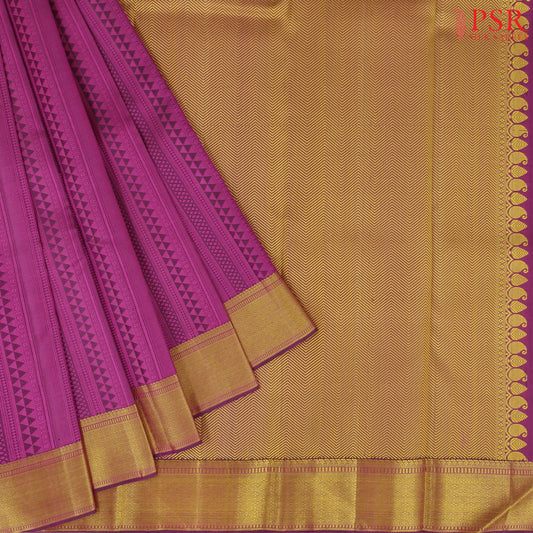 Persian Purple Kanchipuram Silk Saree