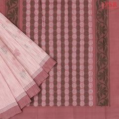 Puce Pink Kanchi Cotton Saree