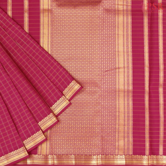 Crimson Arani Silk Saree