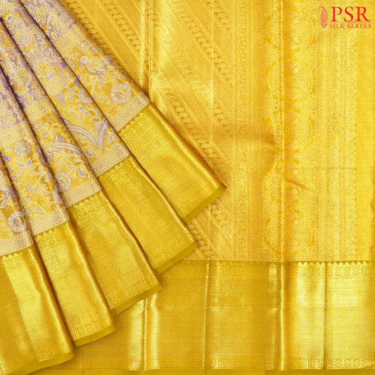 Wisteria Kanchipuram Tissue Silk Saree