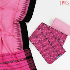 Pink Orissa Cotton Dress Material