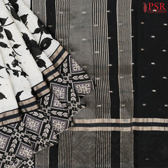 Pearl Grey Asssam Saree