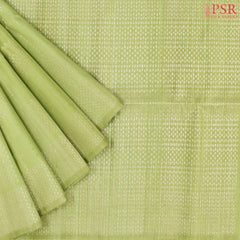 Pistachio Green Soft Jute Silk Saree