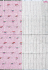 Light Pink Cotton Linen Saree