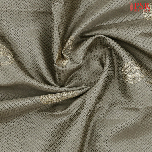 Rhino Grey Kanchipuram Silk Saree