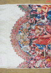 Beige Semi Tussar Saree