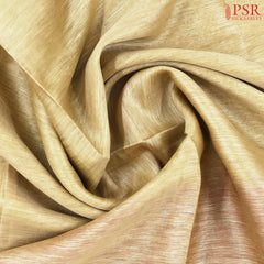Tussar Beige Semi Tussar Saree