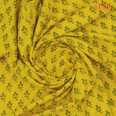 Yellow Jaipur Cotton Print Running Material