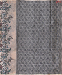 Cozy Peach Banaras Tussar Silk Saree