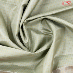 Light Sage Green Kanchipuram Silk Saree