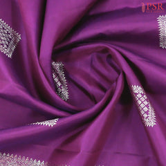 Dark Purple Kanchipuram Silk Saree