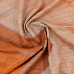 Orange & Peach Kadhi Tussar Silk Saree