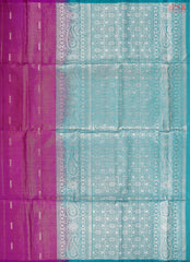 Magenta Purple Tissue Soft Silk Sareee