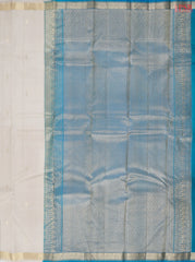 Light Beige Fancy Kanchipuram Silk Saree