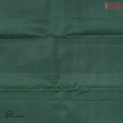 Dark Green Kanchipuram Silk Saree