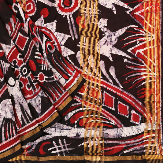 Red Silk Cotton Saree