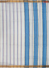Daisy White Mangalagiri Cotton Saree