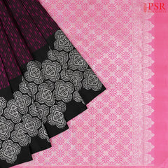 Black Kanchipuram Silk Saree