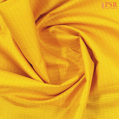 Yellow Kanchipuram Silk Saree