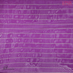 Magenta Purple Semi Banaras Saree