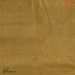 Floral Beige Banaras Tussar Silk Saree