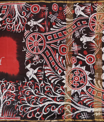 Red Silk Cotton Saree