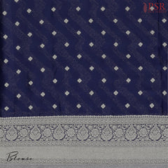 Midnight Blue Georgette Saree