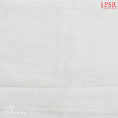 Off White Green Silk Saree