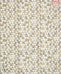 Off White & Mustard Silk Cotton Dress Material