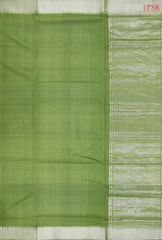 Asparagus Green Mangalagiri Cotton Saree