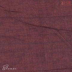 Maroon Silk Cotton Saree