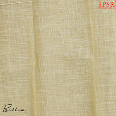 Naples Yellow Linen Dress Material