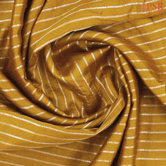 Dark Mustard Chiniya Silk Saree