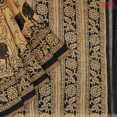 Dijon & Black Silk Cotton Saree