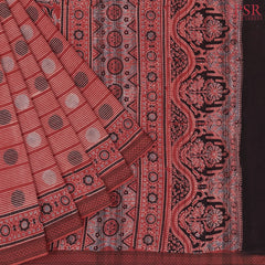 Maroon Mangalagiri Cotton Saree