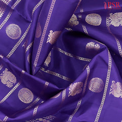 Deep Indigo Kanchipuram Silk Saree