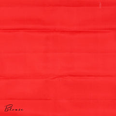 Red Kanchipuram Jacquard Silk Saree