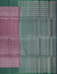 Tyrian Purple Soft Silk Saree
