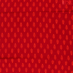 Burgundy Cotton Print Running Material