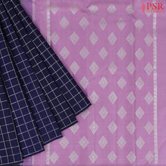 Dark Blue Kanchipuram Silk Saree