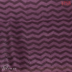 Burgundy Chanderi Silk Cotton Saree