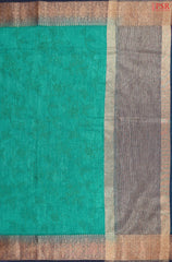 Pine Green Bamboo Silk Sarees